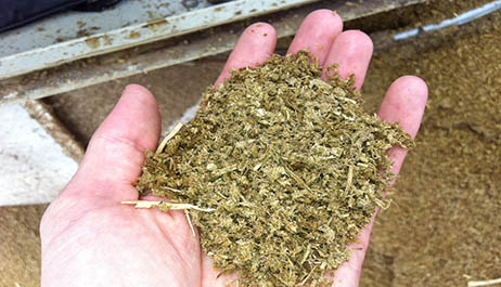 High separation efficiency and high dry solids content